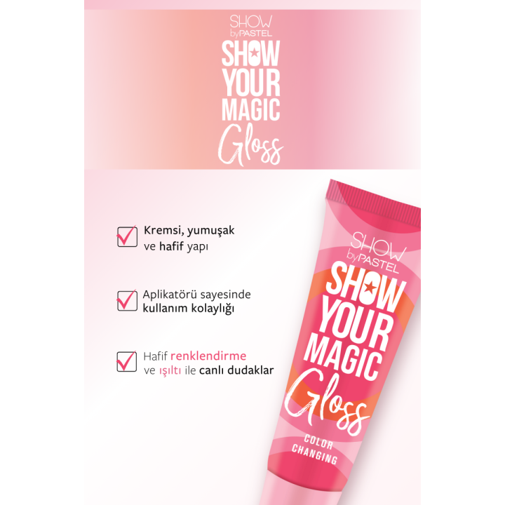 Pastel Show Your Magic Gloss - Acheter en ligne | Yousarssif Tunisie