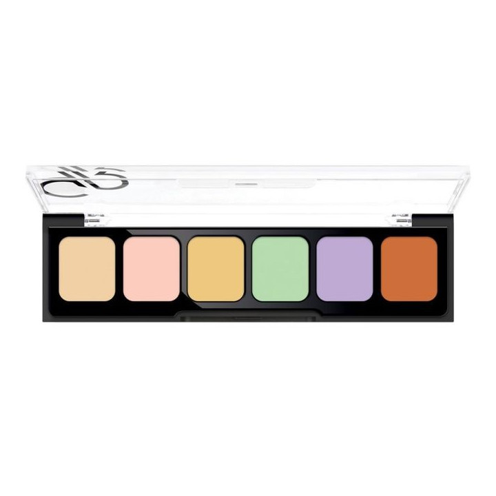 GOLDEN ROSE CAMOUFLAGE PALETTE CORRECT AND CONCEAL 6PC 02