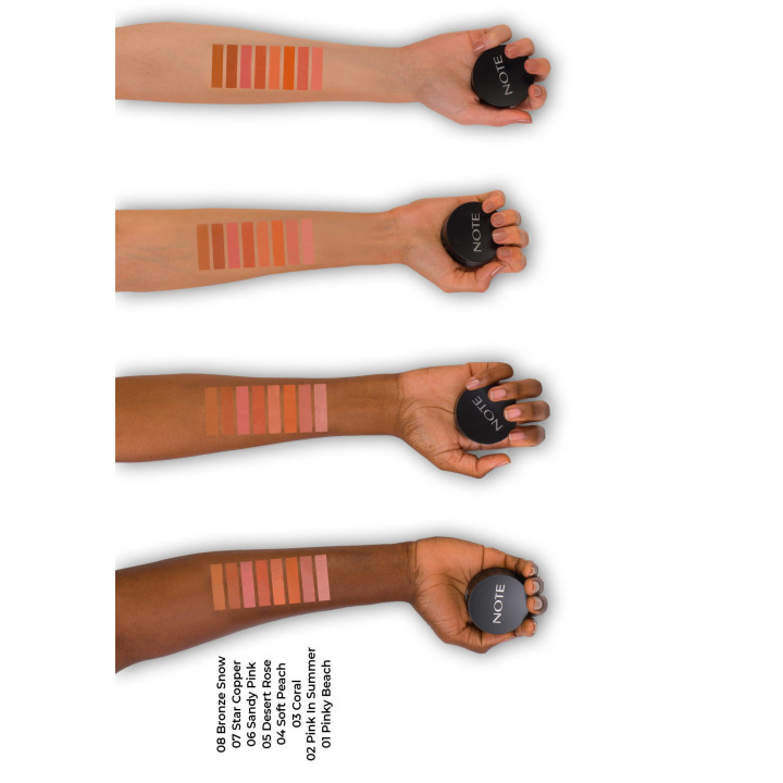 Note Cosmétique Fard à Joues Luminous Silk - Acheter en ligne | Yousarssif Tunisie