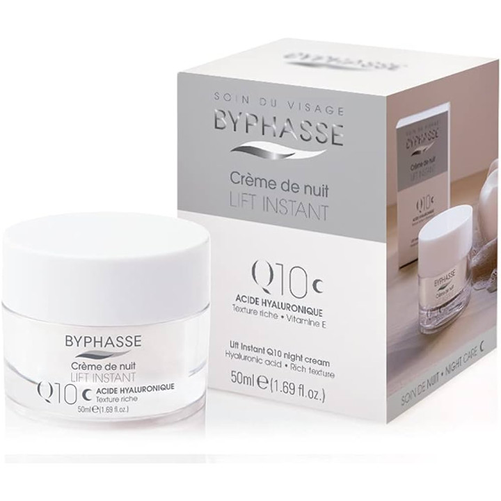 BYPHASSE CREME DE NUIT LIFT INSTANT Q10