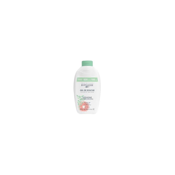 Byphasse Gel de Douche Plaisir Nature – Nettoyant Corps Douceur et Fraîcheur