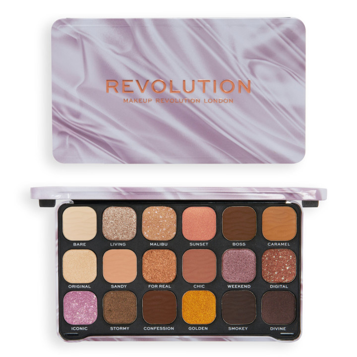 REVOLUTION EYESHADOW PALETTE FOREVER FLAWLESS NUDE SILK- Acheter en ligne | Yousarssif Tunisie