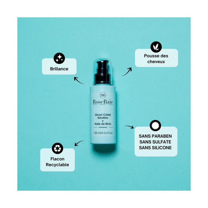 ROSE BAIE SERUM HUILE DE RICIN - Acheter en ligne | Yousarssif Tunisie