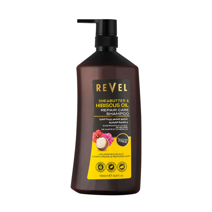 REVEL SHAMPOING SHEA BUTTER AND HIBISCUS OIL 1L REVEL SHAMPOING SHEA BUTTER AND HIBISCUS OIL 1L