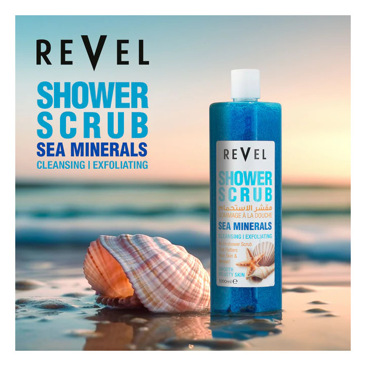 Revel Gommage Douche aux Minéraux Marins 1L