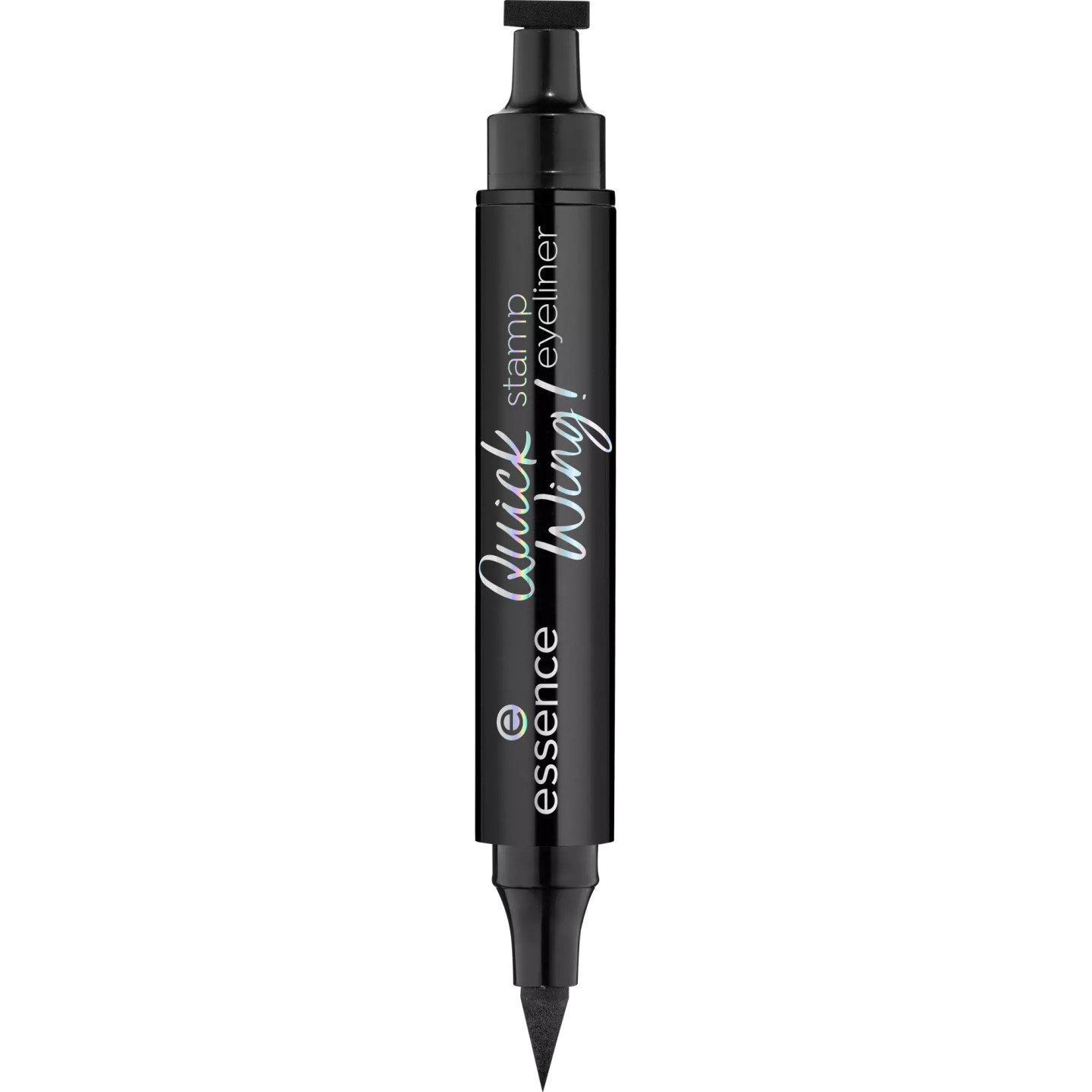 Duo Eyeliner Feutre Noir + Tampon Stamp Thin Miss Rose - Tenue Longue, Effet Mat, Pour Un Trait Précis Et Rapide
