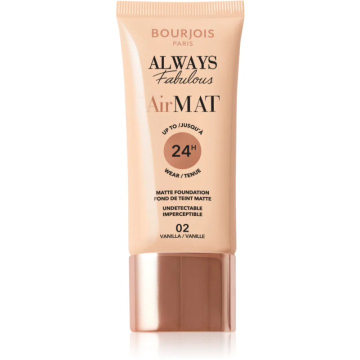 BOURJOIS FOND DE TEINT LIQUIDE ALWAYS FABULOUS AIR MAT 2