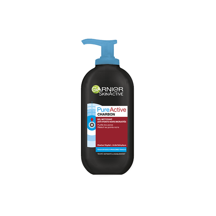 GARNIER GEL NETTOYANT PURE ACTIVE CHARBON 200ML