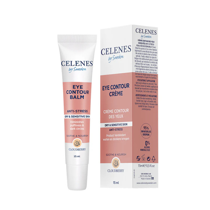CELENES CLOUDBERRY CREME CONTOUR YEUX DRY/SENSITIVE SKIN 15ML