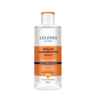 CELENES EAU MICELLAIRE NETTOYANTE À L'ARGOUSIER PEAU GRASSE/MIXTE