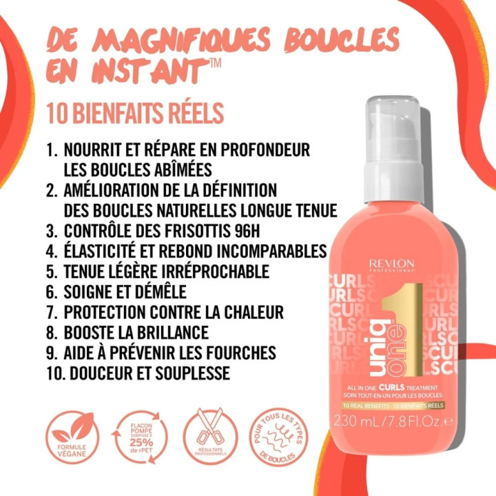REVLON CREME BOUCLAGE UNIQ ONE CURLS | Yousarssif Tunisie