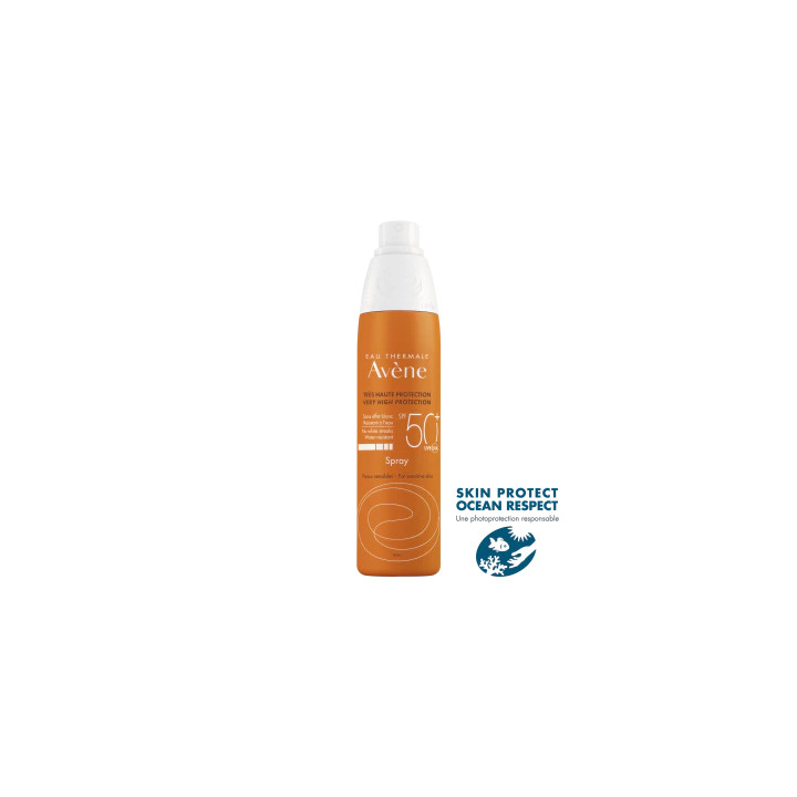 AVENE ECRAN SPRAY PEAUX SENSIBLES SPF50+