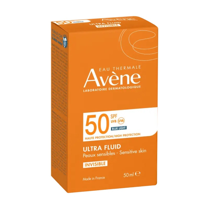 AVENE ECRAN ULTRA FLUID INVISIBLE SPF 50+|Yousarssif Tunisie