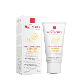 BIOTACHES ECRAN TEINTE BIOWHITE SPF50