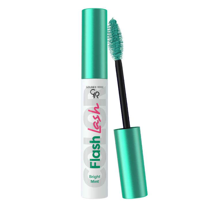 GOLDEN ROSE MASCARA FLASH LASH BRIGHT MINT