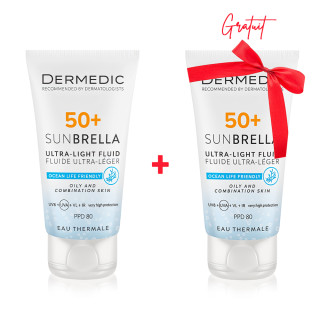 DERMEDIC ECRAN SUNBRELLA SPF50+ (1+1GRATUIT) | Yousarssif Tunisie