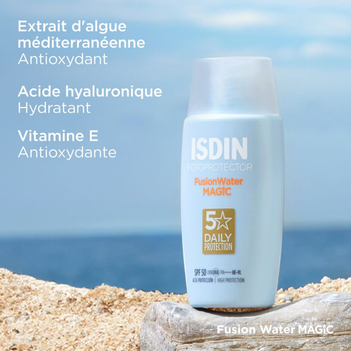 ISDIN FUSION WATER MAGIC INVISIBLE SPF50 | Yousarssif Tunisie