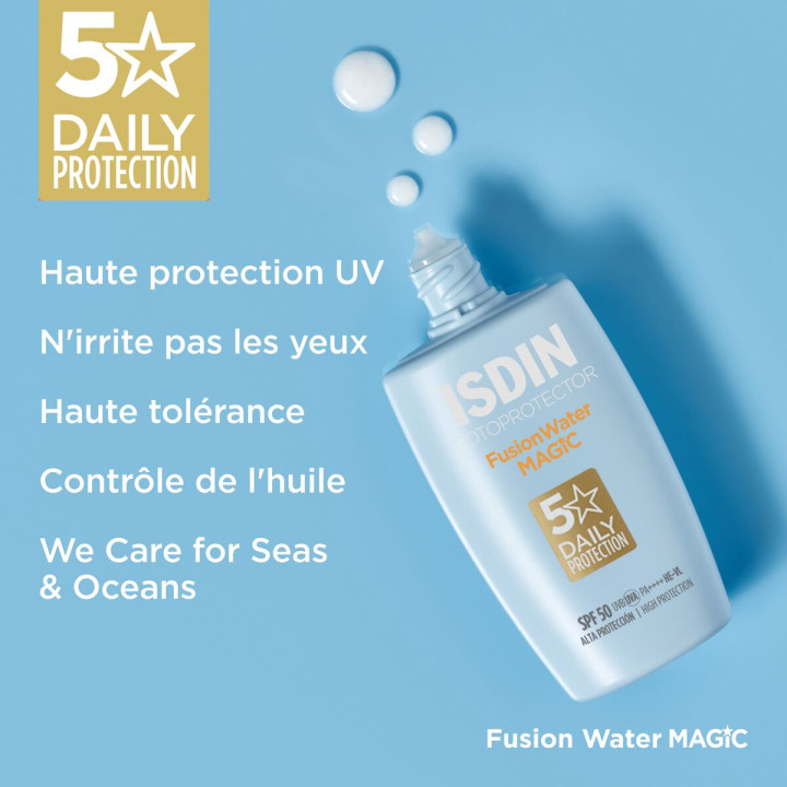 ISDIN FUSION WATER MAGIC INVISIBLE SPF50 | Yousarssif Tunisie