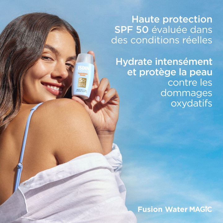 ISDIN FUSION WATER MAGIC INVISIBLE SPF50 | Yousarssif Tunisie