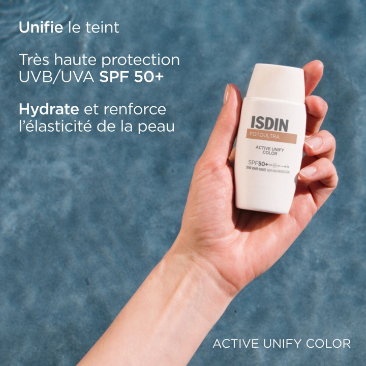 ISDIN ECRAN ACTIVE UNIFY COLOR SPF50+| Yousarssif Tunisie