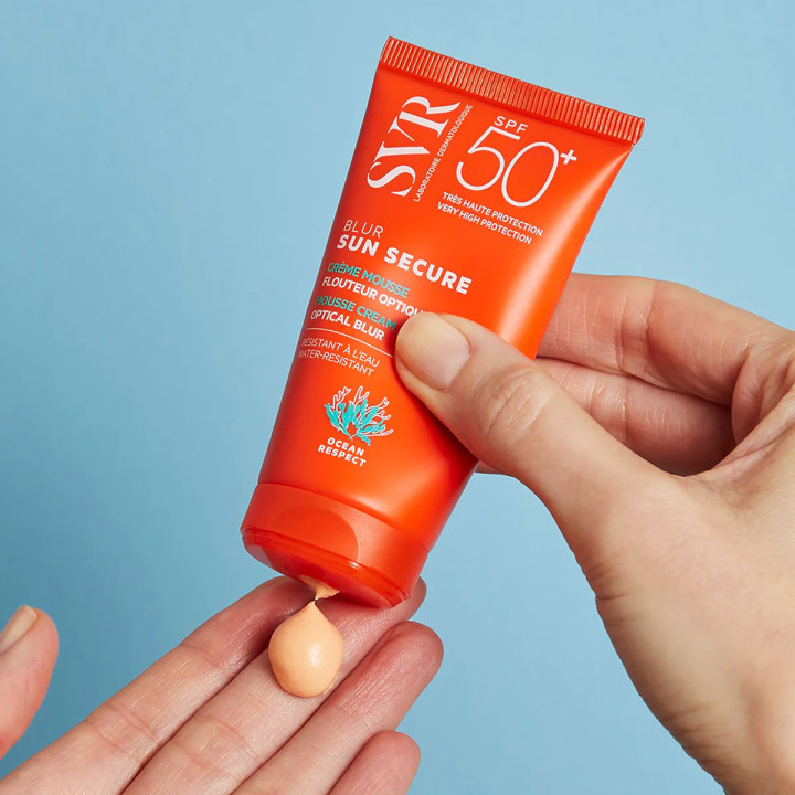SVR ECRAN MOUSSE SUN SECURE BLUR SPF 50+ | Yousarssif Tunisie
