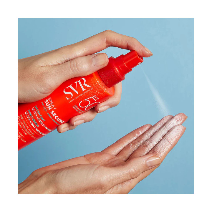 SVR ECRAN SUN SECURE SPRAY INVISIBLE SPF 50+ 200ML | Yousarssif Tunisie