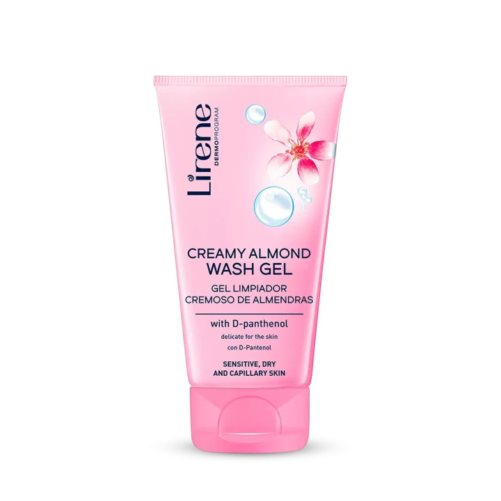 LIRENE GEL NETTOYANT CREAMY ALMOND 150ML