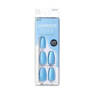 KISS FAUX ONGLES IMPRESS SERENE BLUE (IMC513C)