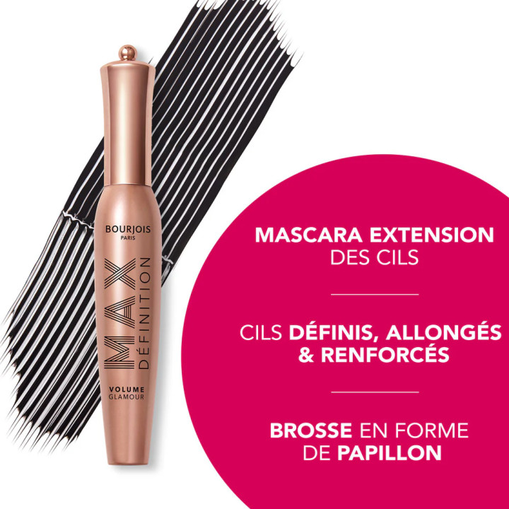BOURJOIS MASCARA VOLUME GLAMOUR MAX DEFINITION | Yousarssif Tunisie