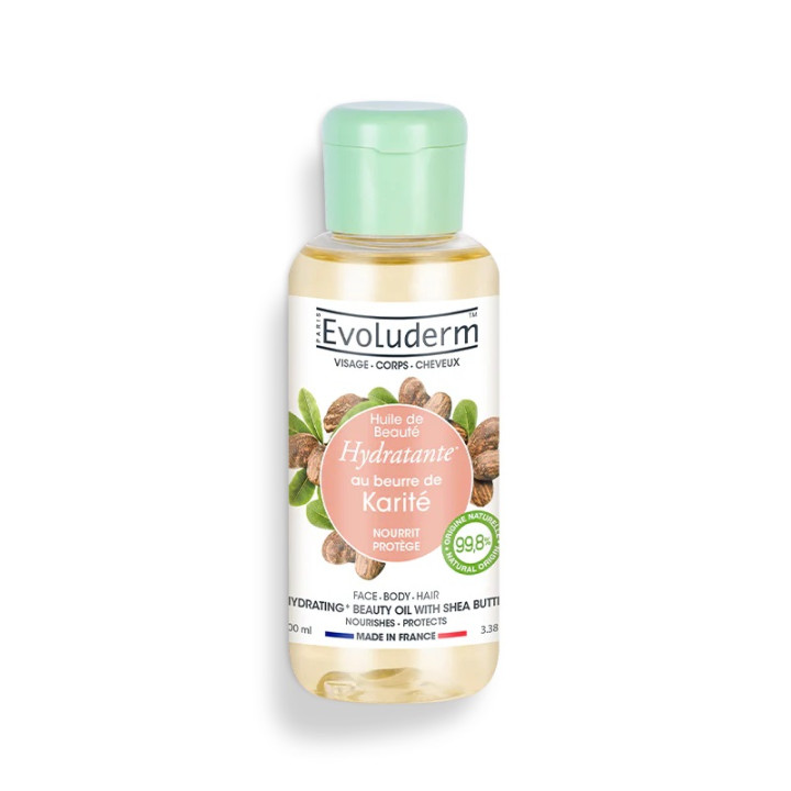 EVOLUDERM HUILE BEURRE DE KARITÉ 100ML