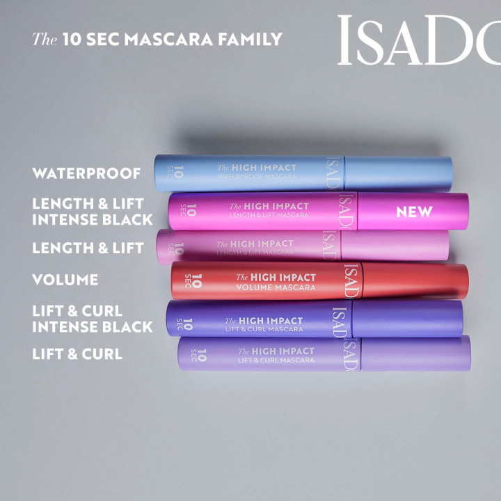 ISADORA MASCARA HIGH IMPACT LIFT AND VOLUME 10SEC | Yousarssif Tunisie