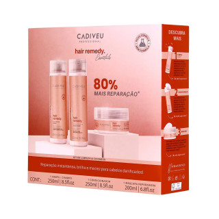 CADIVEU KIT HAIR REMEDY (SHAMPOING+ CONDITIONNER +MASQUE)