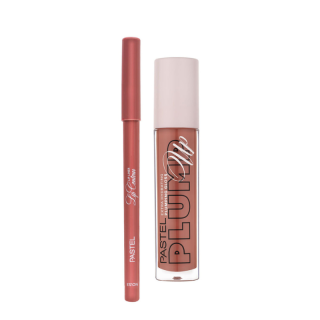 PASTEL LIP DUO PERFECT GLOSS PLUMP UP 205 + LIPLINER 53