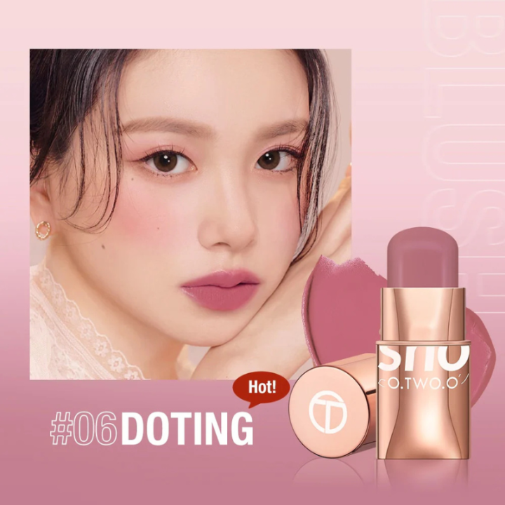 O.TWO.O BLUSH STICK MOUSSE GLOW COLOUR BOUNCE 06
