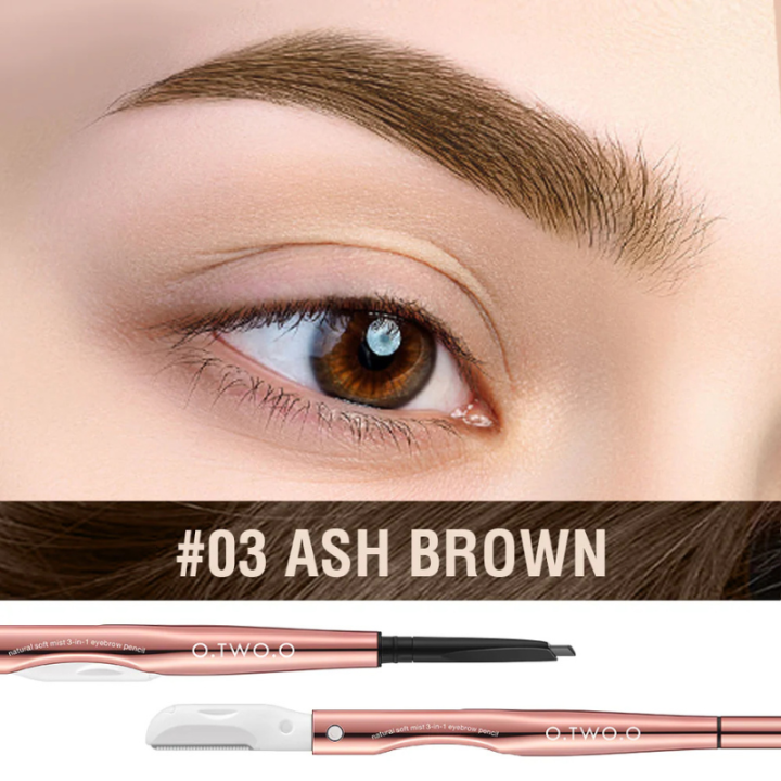 O.TWO.O EYEBROW PENCIL OUTLINE MIST 3IN1 03