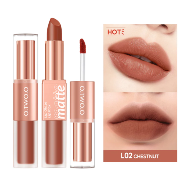O.TWO.O LIPGLOSS AND LIPSTICK MAT UNIQUE L02
