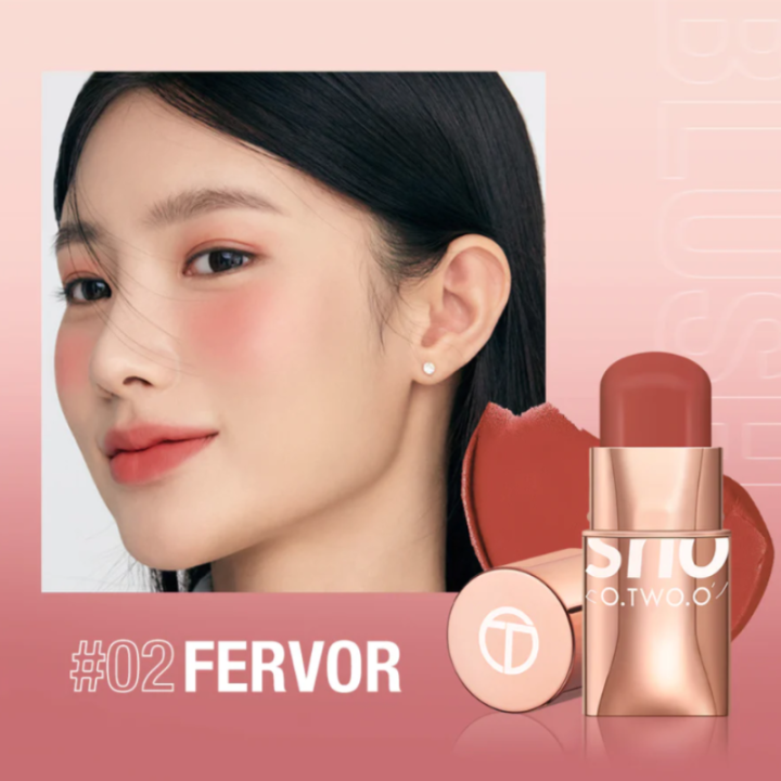 O.TWO.O BLUSH STICK MOUSSE GLOW COLOUR BOUNCE 02