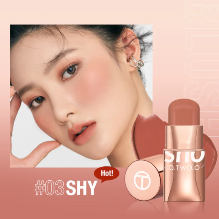 O.TWO.O BLUSH STICK MOUSSE GLOW COLOUR BOUNCE 03