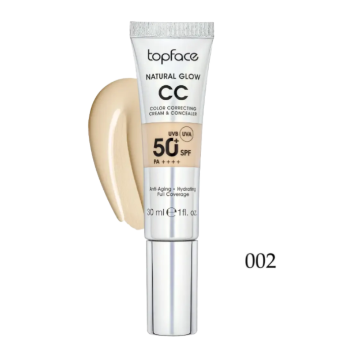 TOPFACE CC CREAM NATURAL GLOW SPF 50+