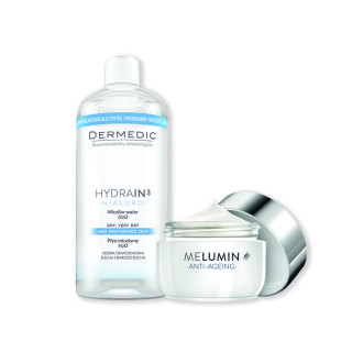 DERMEDIC PACK CREME (CREME DE JOUR BRIGHTENING+EAU MICELLAIRE)