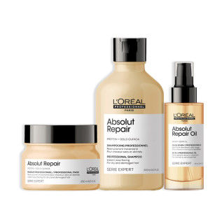 Pack Absolut Repair :Soin réparateur cheveux abîmés chez Yousarssif.