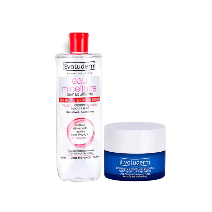 Achetez  Pack Peau Réactive – Soin apaisant peau sensible nuit