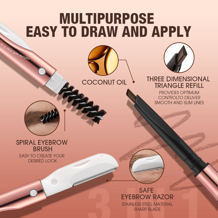 O.two.o ebrow pencil outline Mist 3 In 1