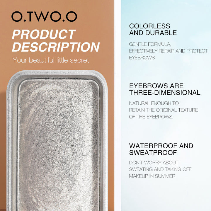 O.two.o Eyebrow  Soap  styling transparent