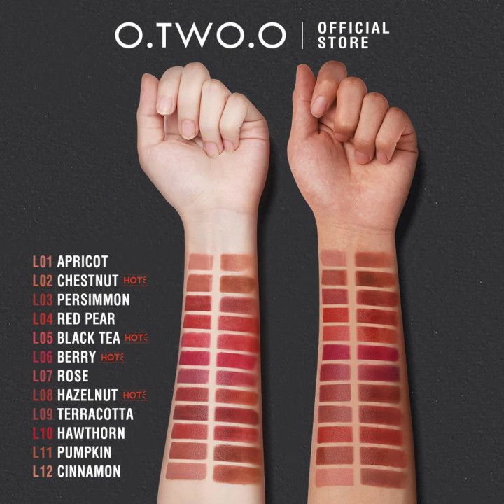 Achetez O.TWO.O Lipgloss & Lipstick Mat – Lèvres Mat & Brillant.