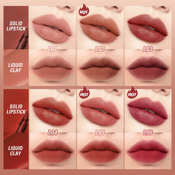Achetez O.TWO.O Lipgloss & Lipstick Mat – Lèvres Mat & Brillant.