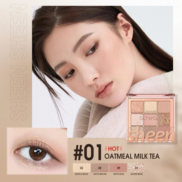 o.two.o Eyeshadow palette Sheen  01