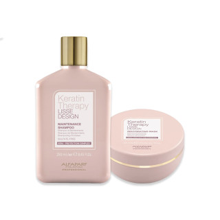 Achetez Alfaparf Milano Pack Keratin Therapy cheveux réparés.