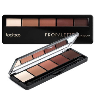 Topface Eyeshadow Palette Pro 08 | Palette 8 couleurs intenses