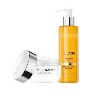 Pack gel Nettoyant Oilage (Gel Nettoyant oilage 200ML+Créme De nuit Melumium50ML)